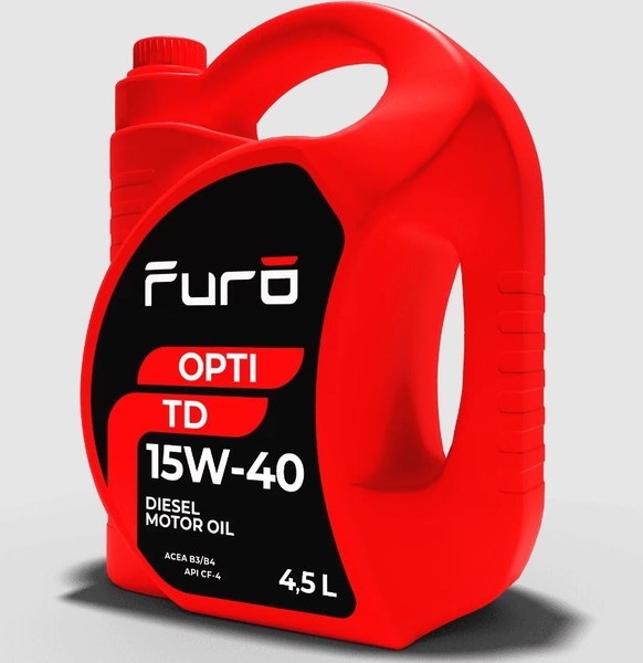 Изображение товара Моторное масло Furo Opti TD 15W40 / 15W40FR024 (4.5л)