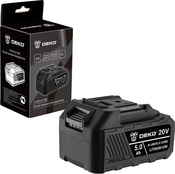 Изображение товара Аккумулятор для электроинструмента Deko R-UNV5.0 Core / 083-1016