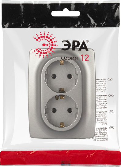 Изображение товара Розетка ЭРА Schuko 12-2106-16 / Б0065706 (титан)