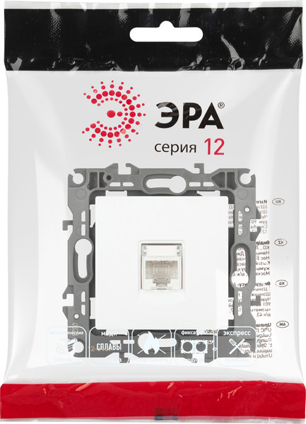 Изображение товара Розетка ЭРА 12-3107-01М / Б0065712 (белый матовый)