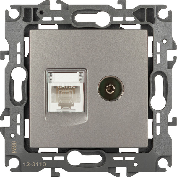 Изображение товара Розетка ЭРА 12-3110-16 / Б0065646 (титан)