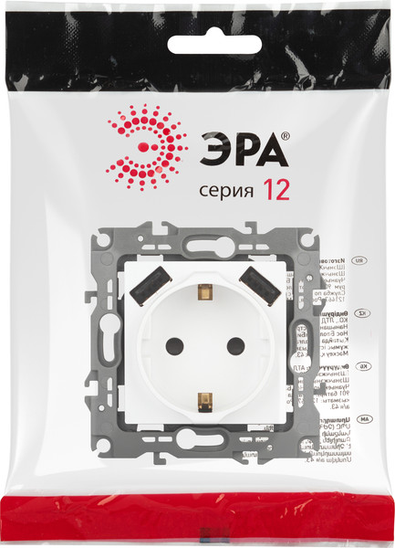 Изображение товара Розетка ЭРА 12-4109-01М / Б0065728 (белый матовый)