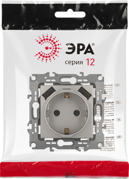 Изображение товара Розетка ЭРА 12-4109-16 / Б0065729 (титан)