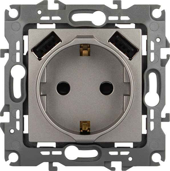 Изображение товара Розетка ЭРА 12-4109-16 / Б0065729 (титан)