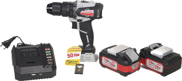 Изображение товара Аккумуляторная дрель-шуруповерт Интерскол DAU-13/36V 50 (850.2.2.70)