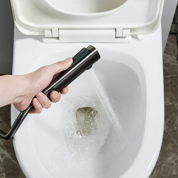 Изображение товара Гигиенический душ со смесителем Rose R1805T-1 (графит)