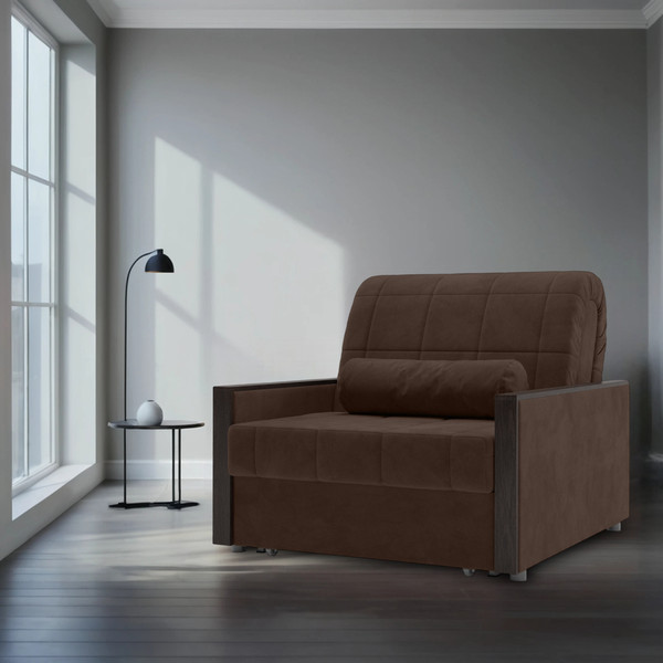 Изображение товара Кресло-кровать Mio Tesoro Мэрилин 062 К АТС80 (коричневый Ultra Chocolate)