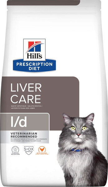 Изображение товара Сухой ветеринарный корм для кошек Hill's Prescription Diet Liver Care Chicken (1.5кг)