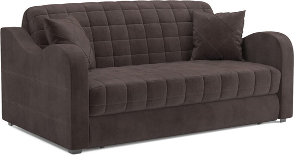 Изображение товара Диван Mebel-Ars Аккордеон Барон №4 ППУ 120x200 (коричневый кордрой)