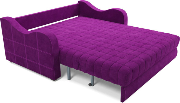 Изображение товара Диван Mebel-Ars Аккордеон Барон №4 ППУ 120x200 (фиолетовый)