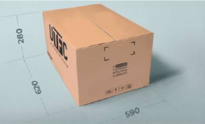 Изображение товара Кресло офисное UTFC M-806 Хэнди JD-106D26-28 (голубой/черный)