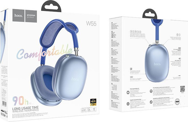 Изображение товара Беспроводные наушники Hoco W55 (синий)