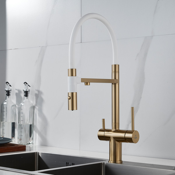 Изображение товара Смеситель Rose R958G (золотой)