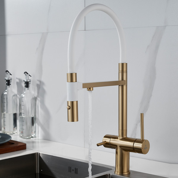 Изображение товара Смеситель Rose R958G (золотой)