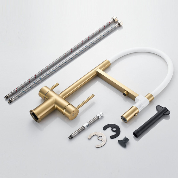 Изображение товара Смеситель Rose R958G (золотой)