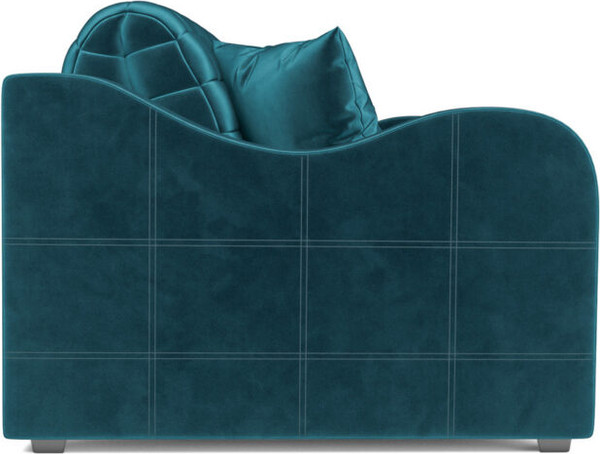 Изображение товара Диван Mebel-Ars Аккордеон Барон №4 ППУ 180x200 (бархат синий/зеленый Star Velvet 43 Black Green)