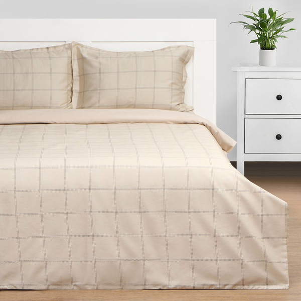 Изображение товара Комплект постельного белья Этель Beige Cage дуэт / 10060124