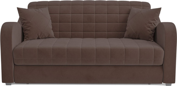 Изображение товара Диван Mebel-Ars Аккордеон Барон №4 ППУ 155x200 (велюр молочный шоколад НВ-178/13)