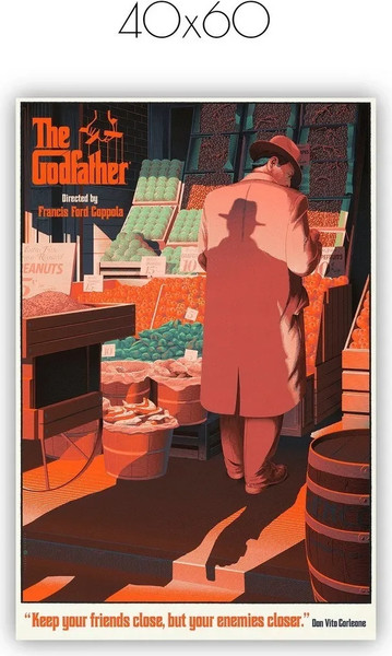 Изображение товара Постер Citydecor Крестный отец 6 (40x60)