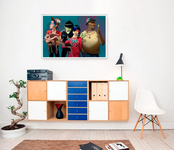 Изображение товара Постер Citydecor Gorillaz 2 (40x60)