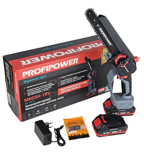 Изображение товара Пила цепная аккумуляторная Profipower MKGSH-18V / E0216