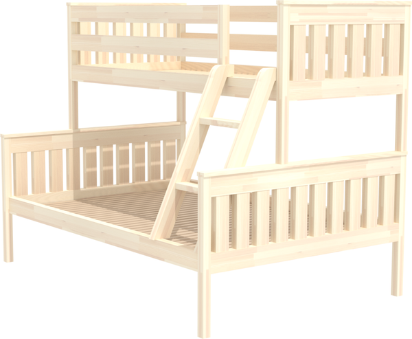 Изображение товара Двухъярусная кровать ФанДОК Ф-141.05-01 90x200 (лак)