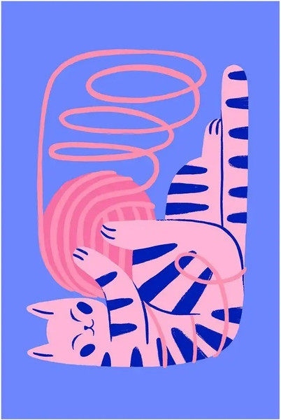 Изображение товара Постер Citydecor Котик 6 (40x60)