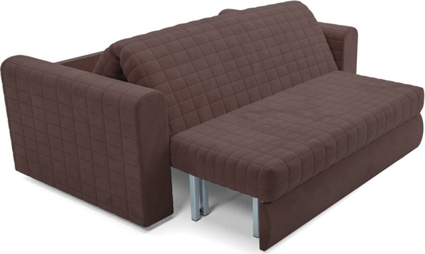 Изображение товара Диван Mebel-Ars Аккордеон Барон №5 ППУ 180x200 (велюр молочный шоколад НВ-178/13)