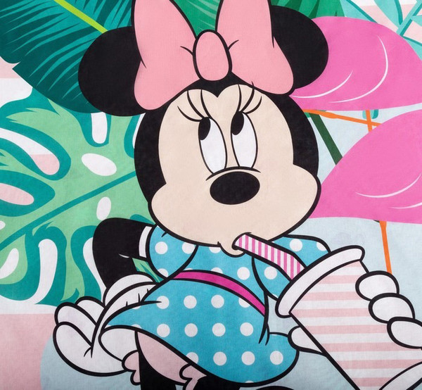 Изображение товара Комплект постельного белья Disney Spring Palms Минни Маус 1.5сп / 4671428