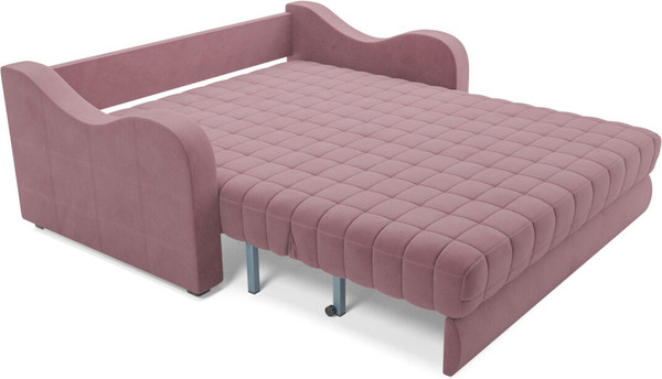 Изображение товара Диван Mebel-Ars Аккордеон Барон №4 ППУ 155x200 (велюр пудра НВ-178/18)