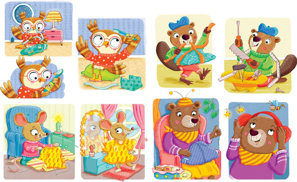 Изображение товара Книга CLEVER Книжки-картинки. Новогодняя путаница твердая обложка