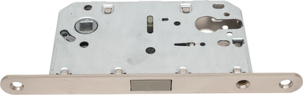 Изображение товара Замок врезной Ренц INLBM 5085 PL MSN с пластиковой ответной планкой (никель супер матовый)