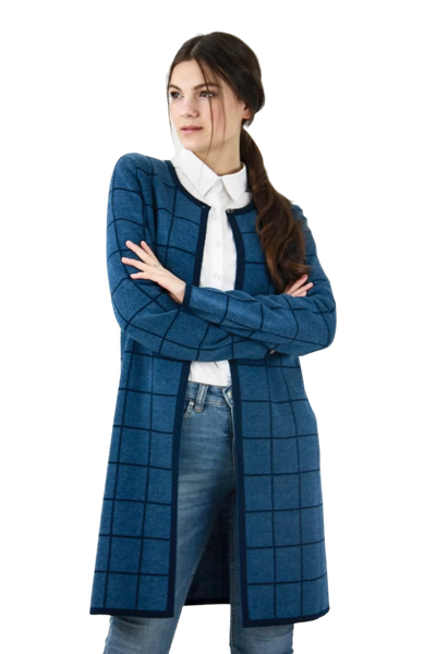 Изображение товара Кардиган детский Polesie 9С0085-Д43 (р.170,176-88, габардин/темно-голубой)