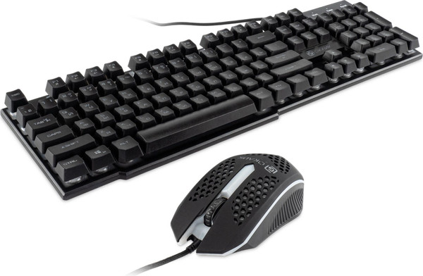 Изображение товара Комплект клавиатура и мышь Оклик 400GMK (черный)