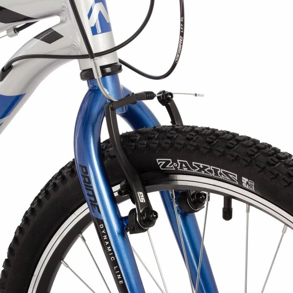 Изображение товара Велосипед Novatrack Prime 24 (11, серебристый, разобранный, в коробке)