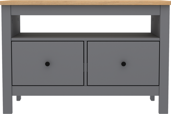 Изображение товара Тумба Mio Tesoro Сага 2 ящика 2.08.03.080.15 (серый/ясень)