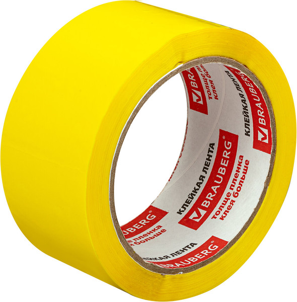 Изображение товара Скотч Brauberg Упаковочный / 440141 (желтый)