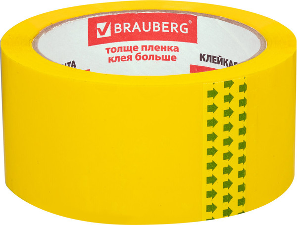 Изображение товара Скотч Brauberg Упаковочный / 440141 (желтый)