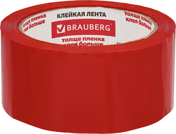 Изображение товара Скотч Brauberg Упаковочный / 440074 (красный)
