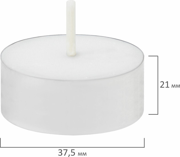 Изображение товара Набор свечей Laima Чайные / 609201 (10шт)