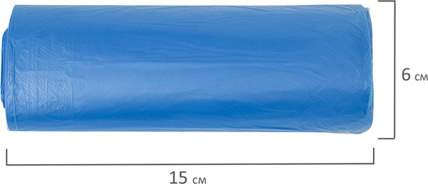 Изображение товара Пакеты для мусора Laima 606703 (60л, 20шт, синий)