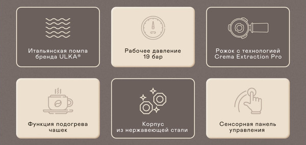 Изображение товара Кофеварка эспрессо Garlyn C60