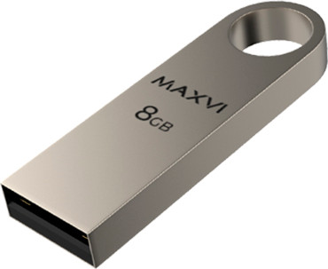 Изображение товара USB flash накопитель Maxvi MK 8GB 2.0 (металлик/серебристый)