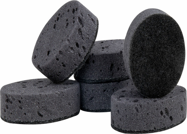 Изображение товара Набор губок для мытья посуды Laima Oval / 608649 (6шт, черный)