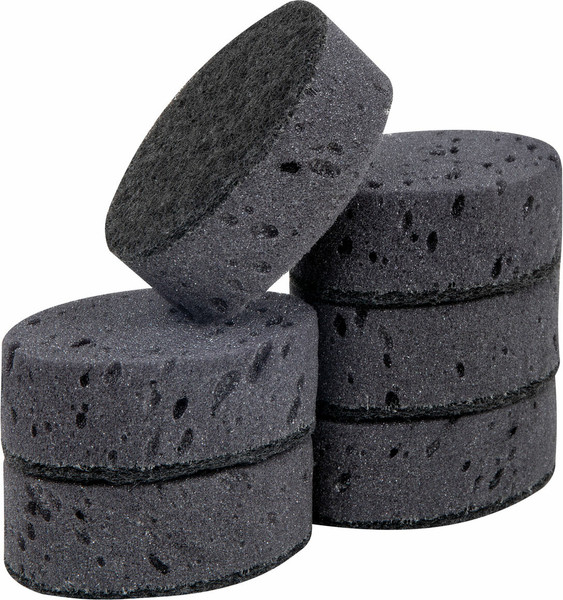 Изображение товара Набор губок для мытья посуды Laima Oval / 608649 (6шт, черный)