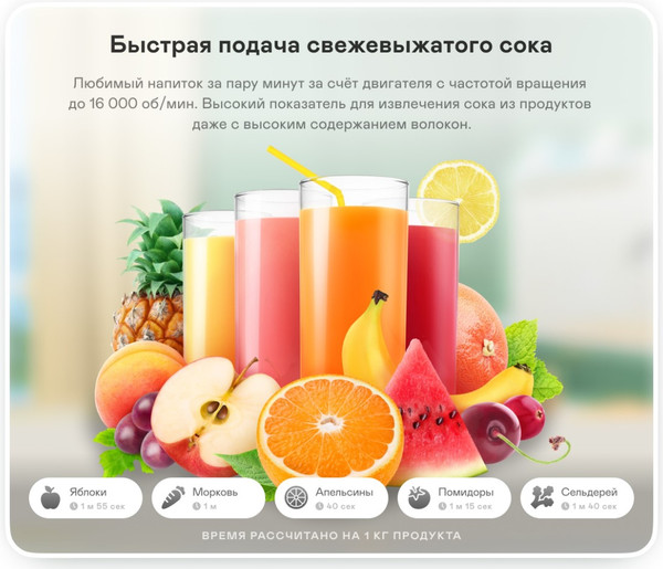 Изображение товара Соковыжималка электрическая Garlyn J-100