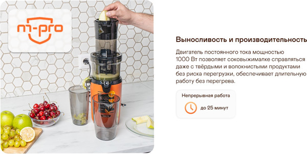 Изображение товара Соковыжималка электрическая Garlyn J-300