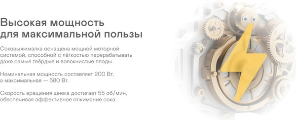 Изображение товара Соковыжималка электрическая Garlyn J-650