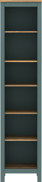 Изображение товара Стеллаж Mio Tesoro Сага 50 2.08.07.100.16 (темно-бирюзовый/ясень)