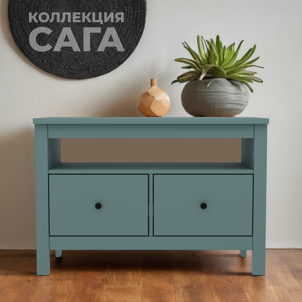 Изображение товара Тумба Mio Tesoro Сага 2.08.03.080.6 (темно-бирюзовый)
